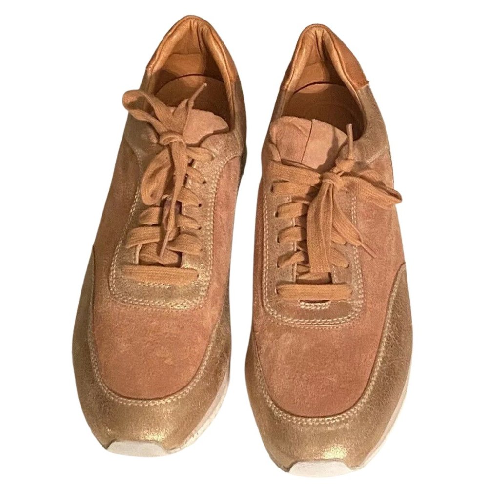 Johnston Murphy Suede Leather Sneakers Size 9.5M